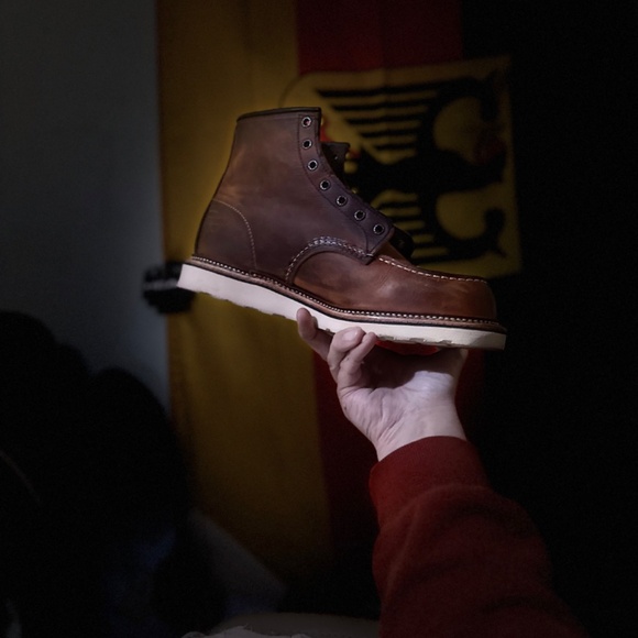 Copper rough&tough 1907 Moctoe boots. New with box red wing - Picture 9 of 13